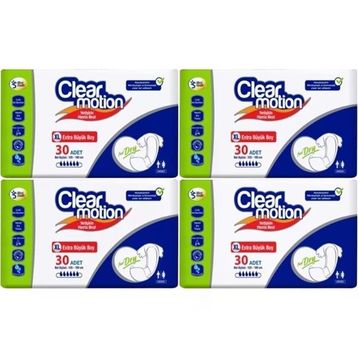 Clearmotion Yetişkin Bel Bantlı XL 120 Adet Hasta Bezi