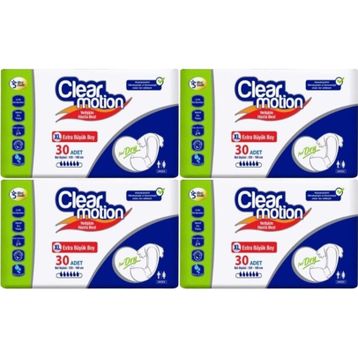 Clearmotion Yetişkin Bel Bantlı XL 120 Adet Hasta Bezi