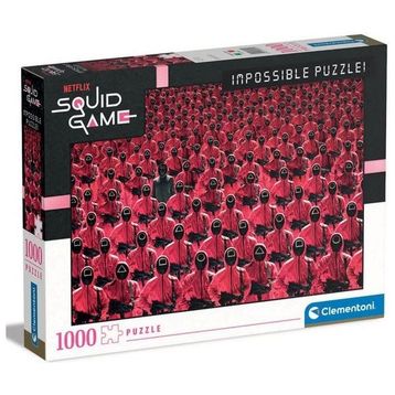 Clementoni 1000 Parça Impossible 39695 Squid Game Yetişkin Puzzle