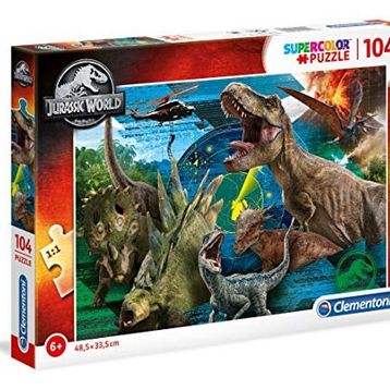 Clementoni 104 Parça Jurassic World Puzzle