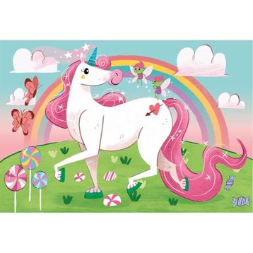 Clementoni 104 Parça Puzzle Mücevher Unicorn - 27109