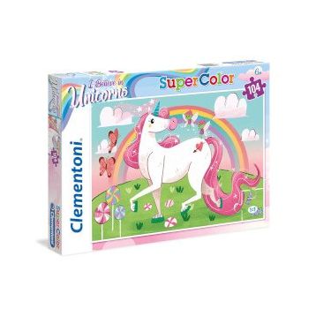 Clementoni 104 Parça Puzzle Mücevher Unicorn - 27109