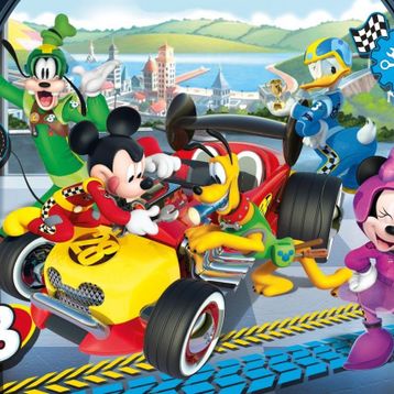 Clementoni 24 Parça Mickey and The Roadster Racers Puzzle