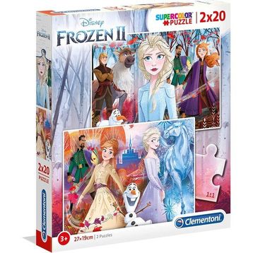 Clementoni 24759 Disney Frozen 2 2x20 Parça Yapboz