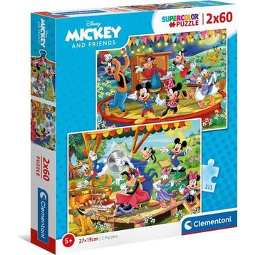 Clementoni 2x60 Parça Mickey and Friends Puzzle
