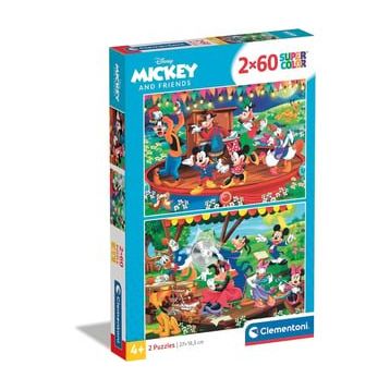Clementoni 2x60 Parça Mickey and Friends Puzzle