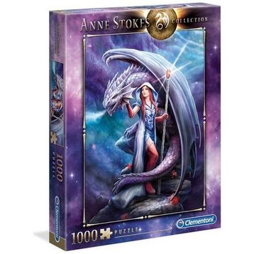 Clementoni 39525 Anne Stokes Dragon Mage 1000 Parça Yetişkin Puzzle
