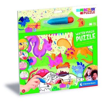 Clementoni Baby Dragons 22245 15 Parça Water Magic Frame Puzzle
