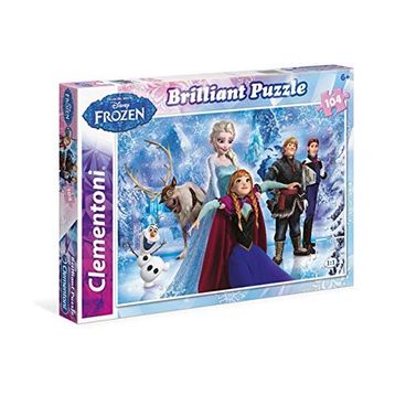 Clementoni Brilliant Frozen 104 Parça Puzzle