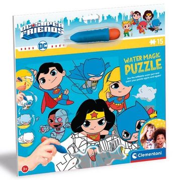Clementoni DC Super Friends 22243 15 Parça Water Magic Frame Puzzle
