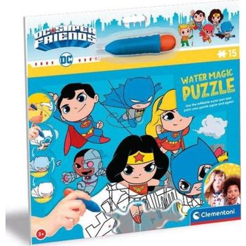 Clementoni DC Super Friends 22243 15 Parça Water Magic Frame Puzzle