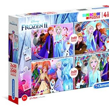 Clementoni Frozen 2x20+2x60 Parça Puzzle