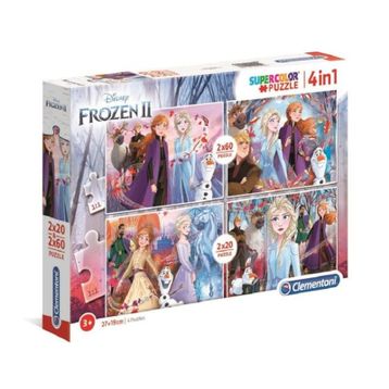 Clementoni Frozen 2x20+2x60 Parça Puzzle