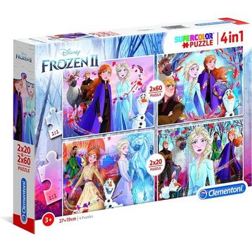 Clementoni Frozen 2x20+2x60 Parça Puzzle