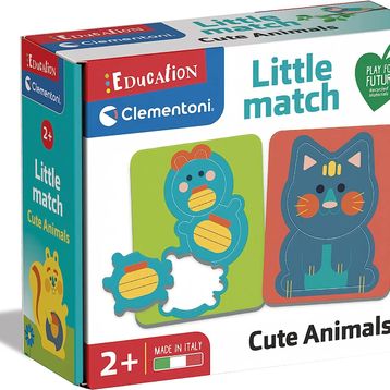 Clementoni Little Match - Sevimli Hayvanlar Puzzle