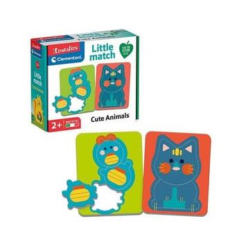 Clementoni Little Match - Sevimli Hayvanlar Puzzle