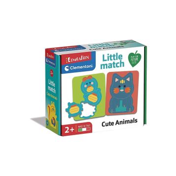 Clementoni Little Match - Sevimli Hayvanlar Puzzle