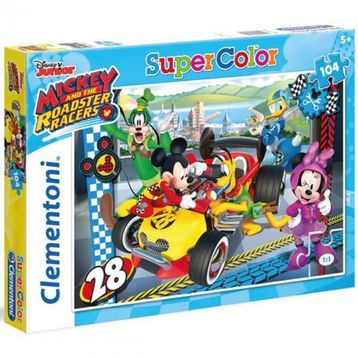 Clementoni Mickey And The Roadster 104 Parça Puzzle