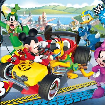 Clementoni Mickey Havaalanında 24 Parça Maxi Puzzle