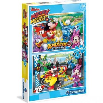Clementoni Mickey Mouse 2x20 Parça Çocuk Puzzle