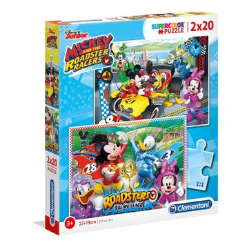 Clementoni Mickey Mouse 2x20 Parça Çocuk Puzzle