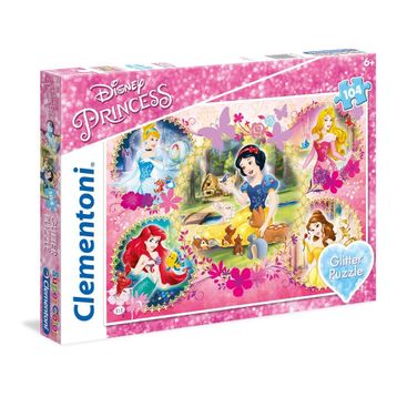 Clementoni Princess 104 Parça Simli Puzzle