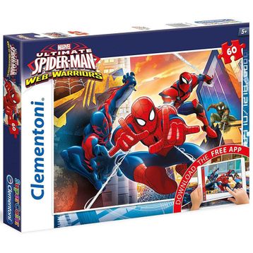 Clementoni Spiderman 60 Parça Puzzle