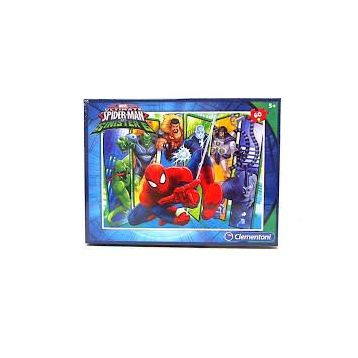Clementoni Spiderman 60 Parça Puzzle