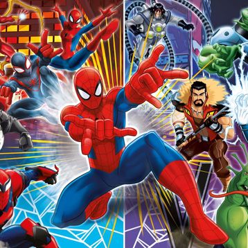 Clementoni Spiderman 60 Parça Puzzle