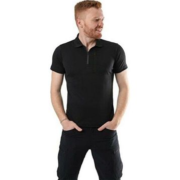 Climbolic Hydra Siyah Polo Yaka Erkek T-shirt