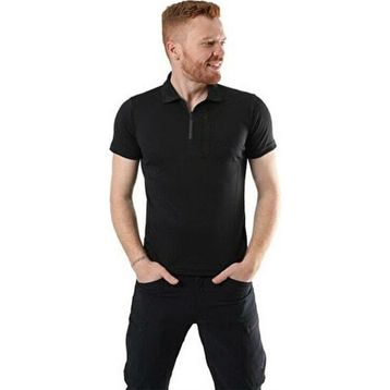 Climbolic Hydra Siyah Polo Yaka Erkek T-shirt
