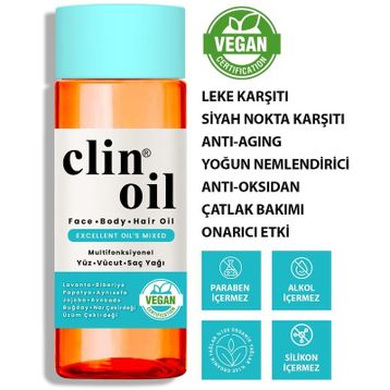 Clin Oil 100 ml Multifonksiyonel Bakım Yağı