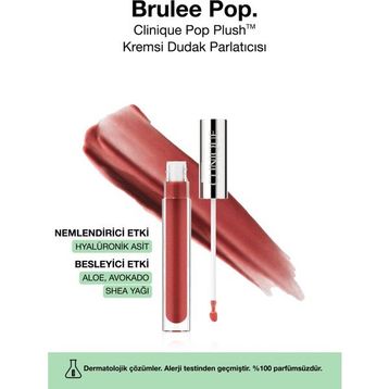 Clinique Brulee Pop Plush Kremsi 3.4ml Dudak Parlatıcısı