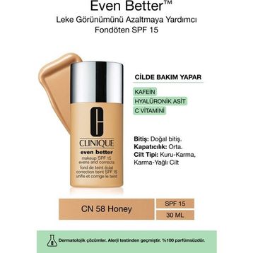 Clinique Even Better SPF15 Honey 30 ml Fondöten