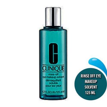 Clinique Rinse - Off Eye Makeup Solvent 125 ml Makyaj Temizleyici