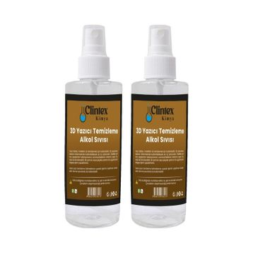 Clintex Kimya 200 ml 3d Yazıcı Temizleme Alkol Sıvısı