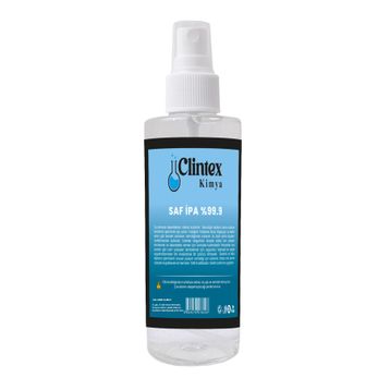 Clintex Kimya 200 ml %99.9 Saf İpa İzopropil Yüzey Temizleyici Solvent