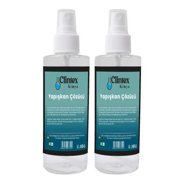 Clintex Kimya 200 ml Yapışkan Çözücü Sökücü Set