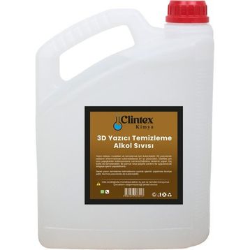 Clintex Kimya 3 lt 3d Yazıcı Temizleme Alkol Sıvısı