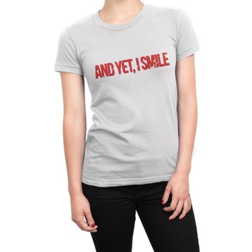 Clique Clothing And Yet I Smile Beyaz Erkek T-shirt