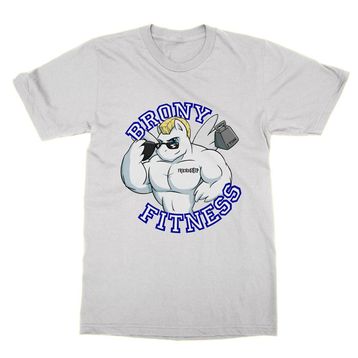 Clique Clothing Brony Fitness Spor Salonu Beyaz Erkek T-Shirt