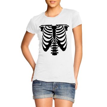 Clique Clothing Ribcage Beyaz Erkek T-Shirt