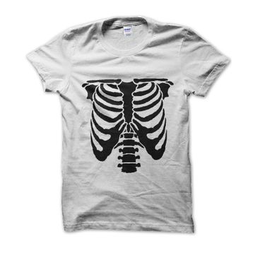 Clique Clothing Ribcage Beyaz Erkek T-Shirt