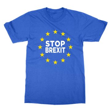Clique Clothing Stop Brexit Mavi Erkek T-Shirt