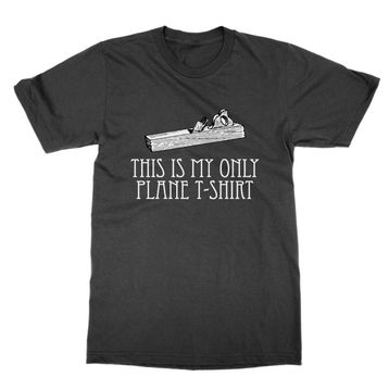 Clique Clothing This is My Only Plane Siyah Erkek T-shirt