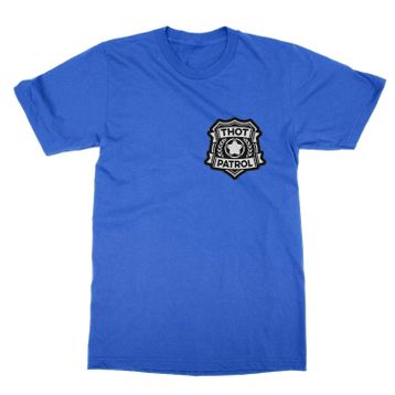 Clique Clothing Thot Patrol Rozet Mavi Erkek T-shirt