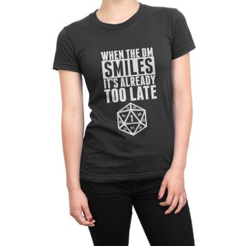 Clique Clothing When The DM Smiles It's Already Too Late Siyah Erkek T-shirt