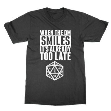 Clique Clothing When The DM Smiles It's Already Too Late Siyah Erkek T-shirt