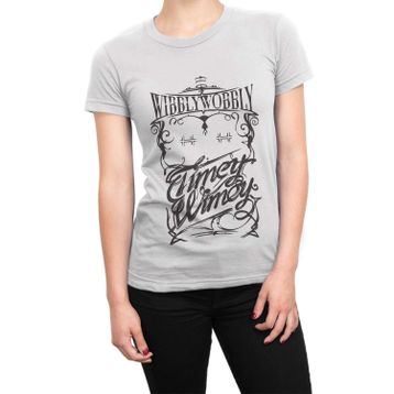 Clique Clothing Wibbly Wobbly Timey Wimey Beyaz Erkek T-shirt