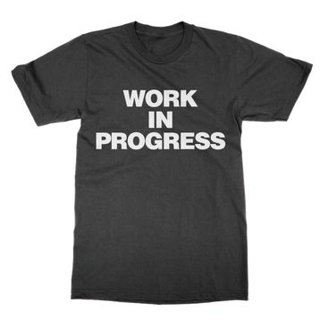 Clique Clothing Work In Progress Siyah Erkek T-shirt
